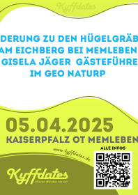 Wanderung zu den Hügelgräbern am Eichberg bei Memleben mit Gisela Jäger (Gästeführerin im Geo-Naturp